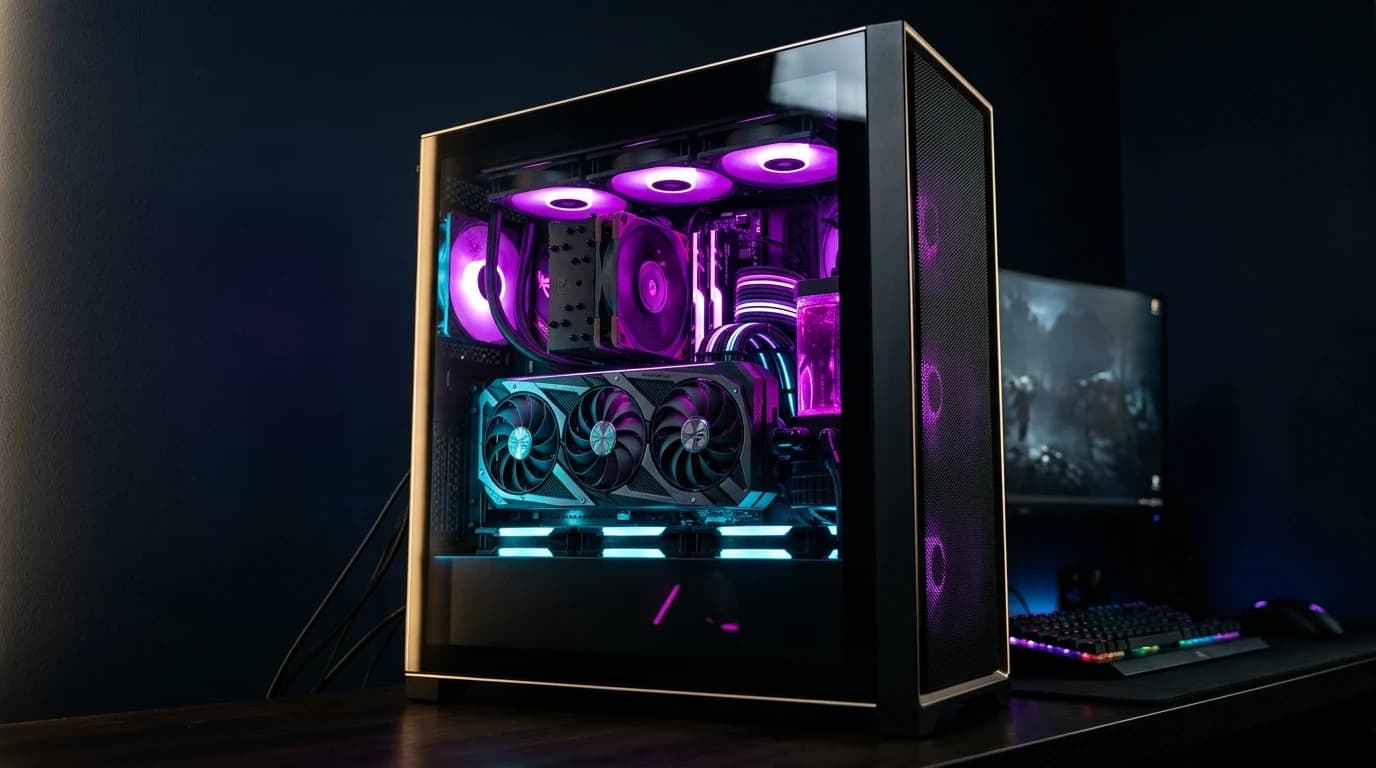 UnsympathischTV Setup: Gaming-PC und Streaming-Hardware von Sascha Hellinger