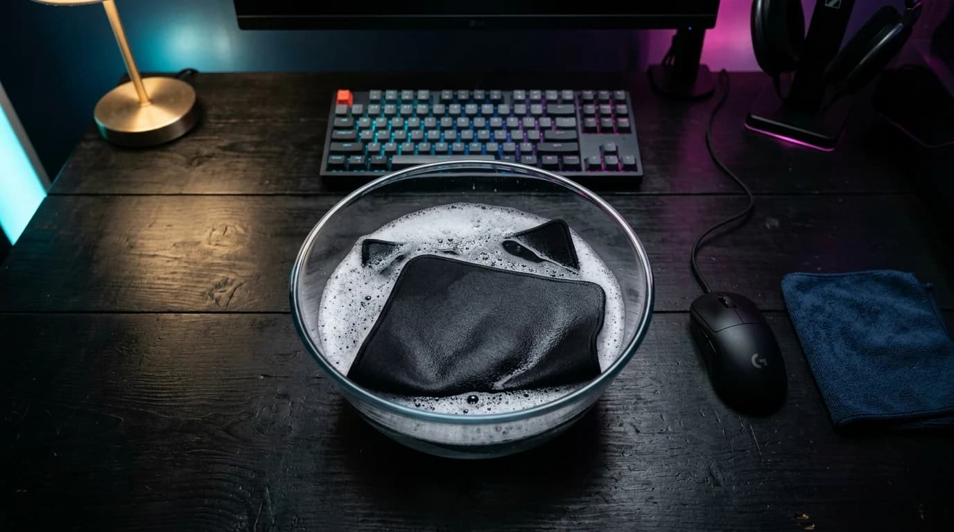 Mauspad reinigen: So wird dein Pad wieder wie neu