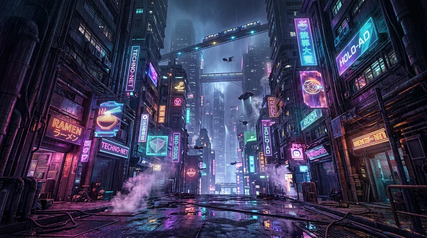 Neon Cityscape
