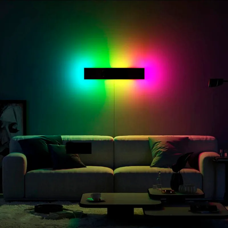 SETUPKING LED Wandleuchte mit vollem RGB-Farbspektrum