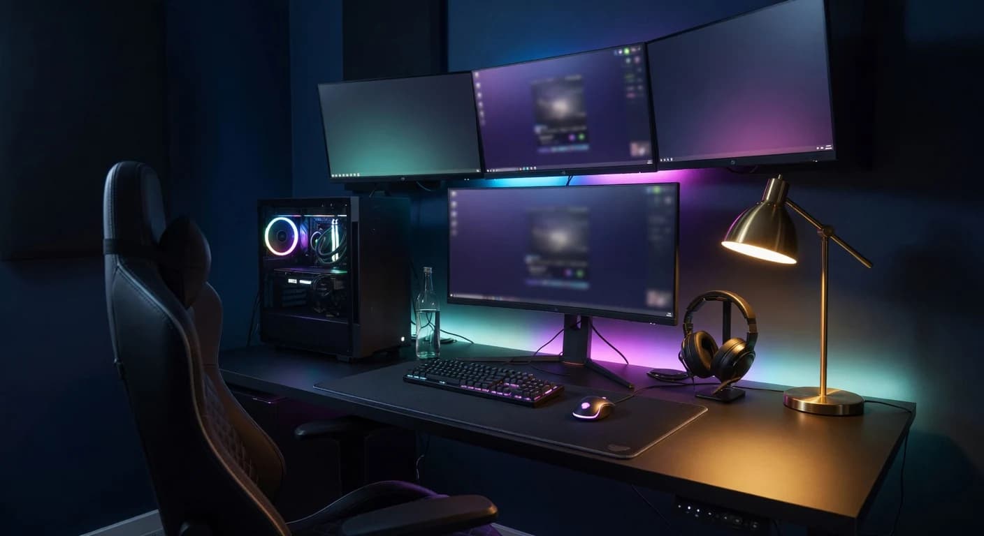 Papaplatte PC und Gaming Setup 2026