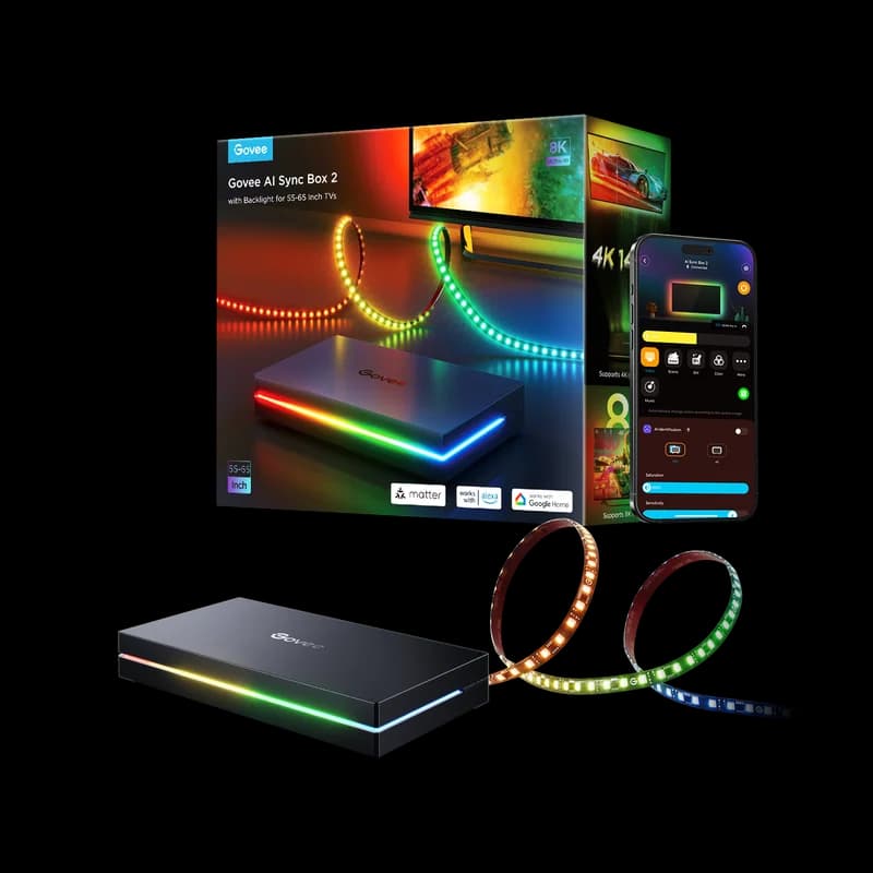 Govee AI Sync Box Kit 2 (H6604), 55 bis 65 Zoll