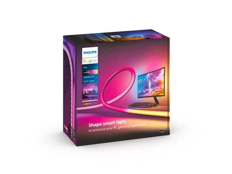 Philips Hue Play Gradient Lightstrip für PC, 24 bis 27 Zoll