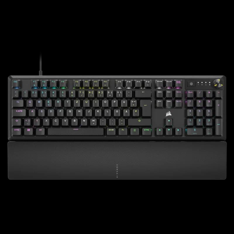Corsair K70 CORE RGB mit Handballenauflage, DE