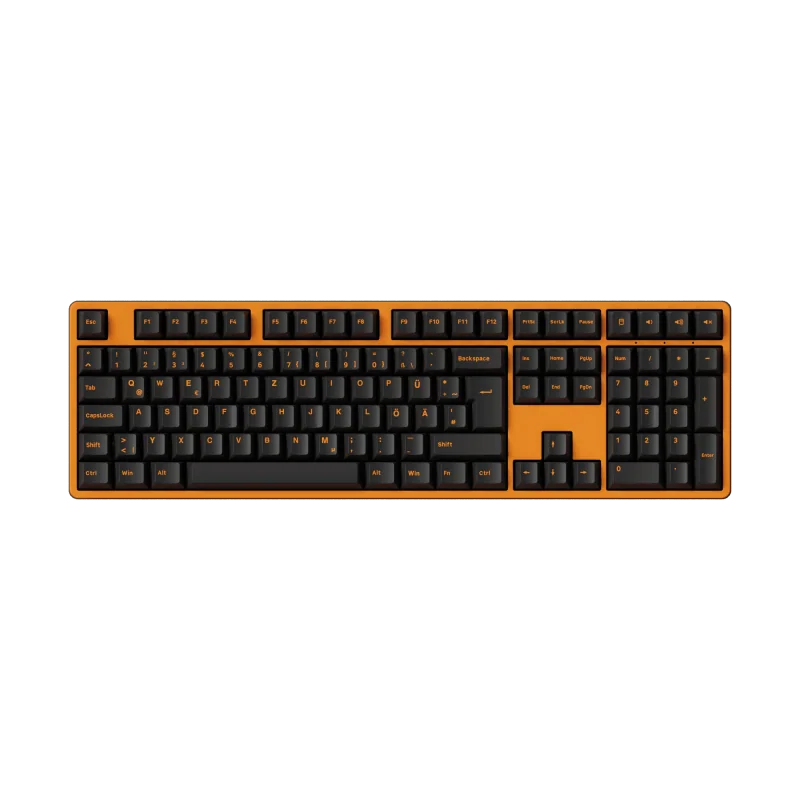 Akko Orange on Black ISO-DE/UK/Nordic 210