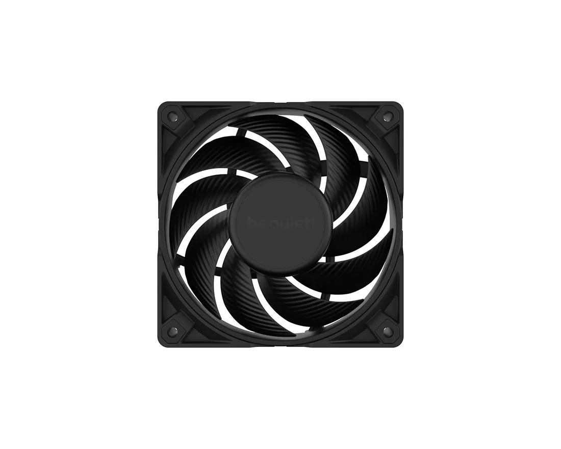 be quiet! Silent Wings Pro 4 120mm PWM in Schwarz, Frontansicht