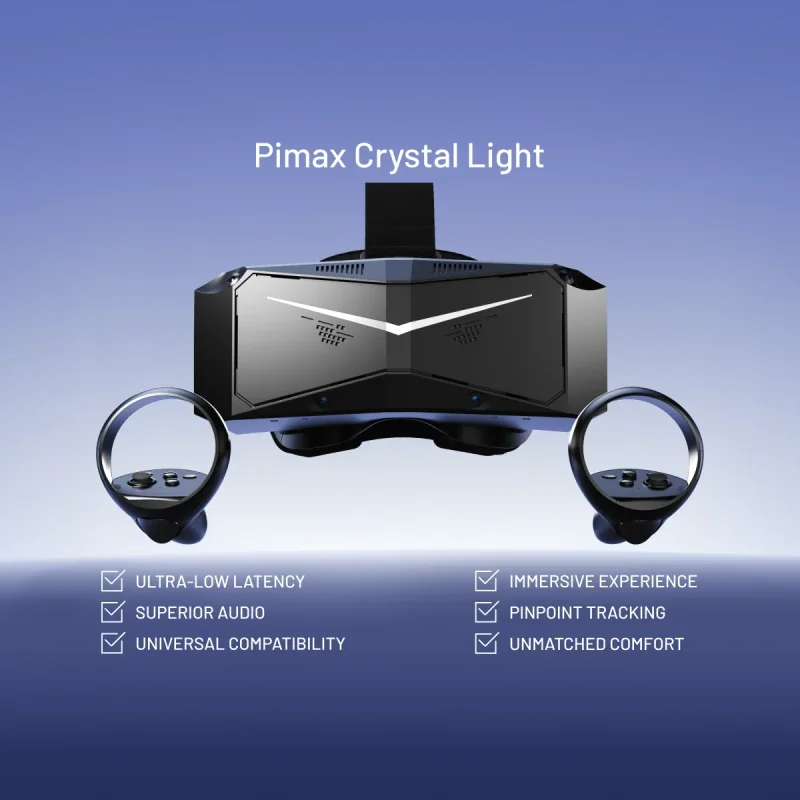 Pimax Crystal Light mit Controllern