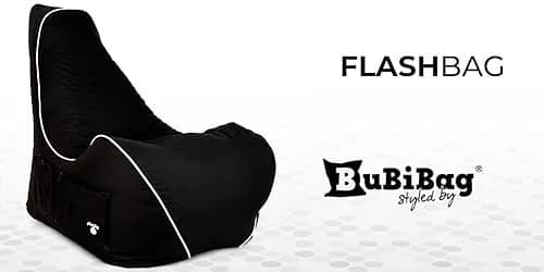 BuBiBag XXL Gaming Schwarz/Weiß