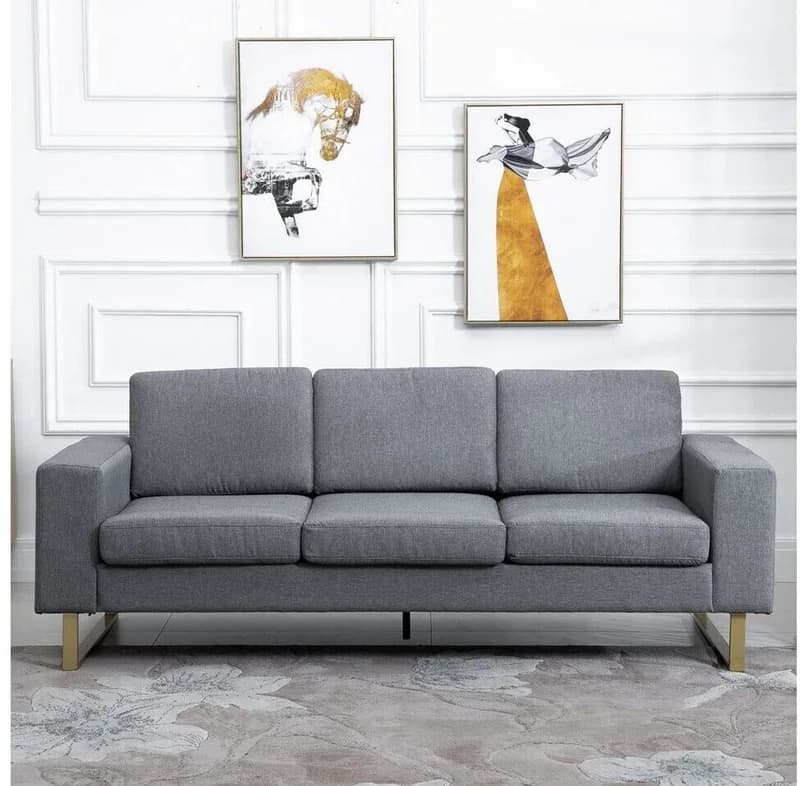 HOMCOM 3-Sitzer-Couch 833-519