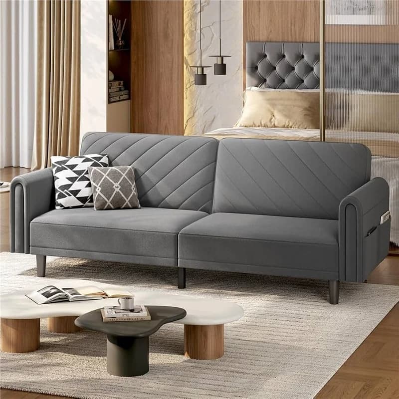 Yaheetech 2-/3-Sitzer Schlafsofa 200 cm