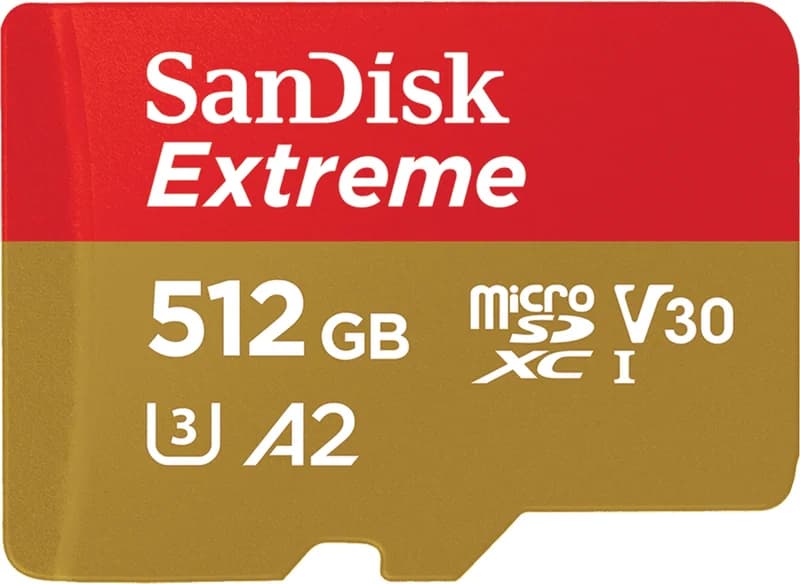 SanDisk Extreme microSDXC 512GB A2