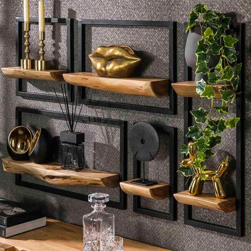 Budget Schwebendes Wandregal-Set