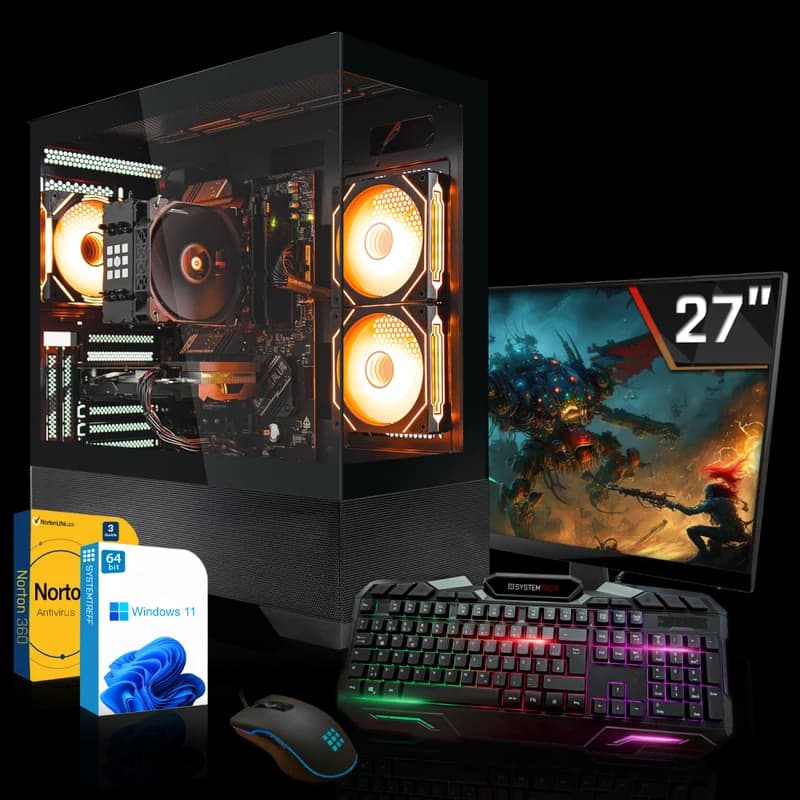 SYSTEMTREFF Basic Gaming Komplett PC