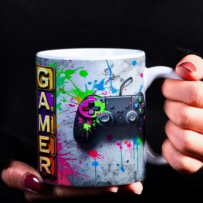 LED Gaming-Tasse mit Farbwechsel