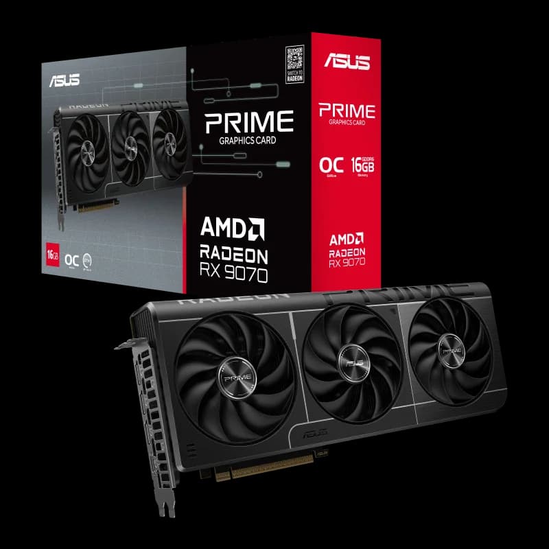 ASUS PRIME Radeon RX 9070 OC 16GB