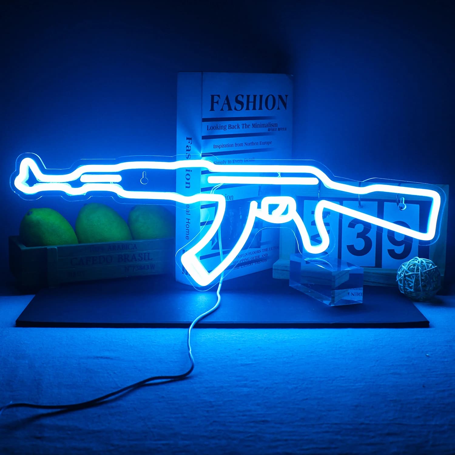 AK-47 Neon LED Leuchte