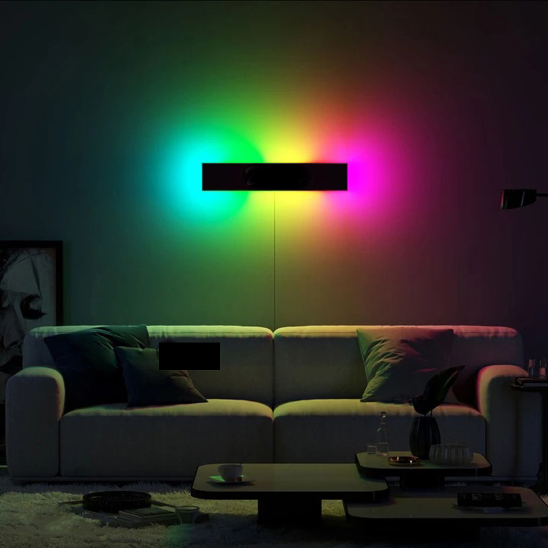 RGB LED Wandleuchte für Wohn-, Schlaf- und Gamingzimmer